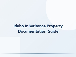 Idaho Inheritance Property Documentation Guide